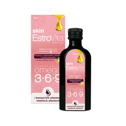 Estrovita Skin OMEGA 3-6-9, o smaku cytrynowym, 150 ml,