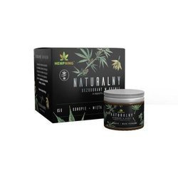 Naturalny dezodorant konopny  z CBD (MIĘTA PIEPRZOWA), 65g, Hempking