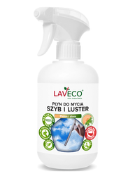 Naturalny płyn do mycia szyb i luster - melon i aloes, 500 ml, Laveco